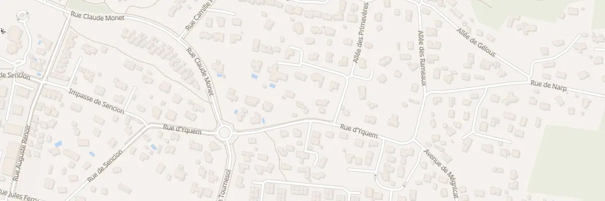 Plan du 269 Rue d’Yquem à Biscarrosse
