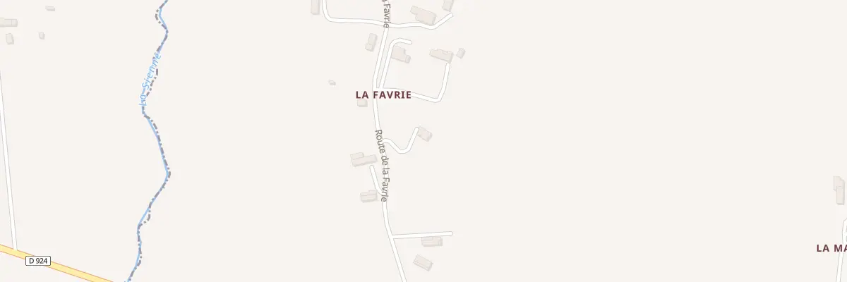 Plan du 272 Rte de la Faverie à Saint-Aubin-des-Bois