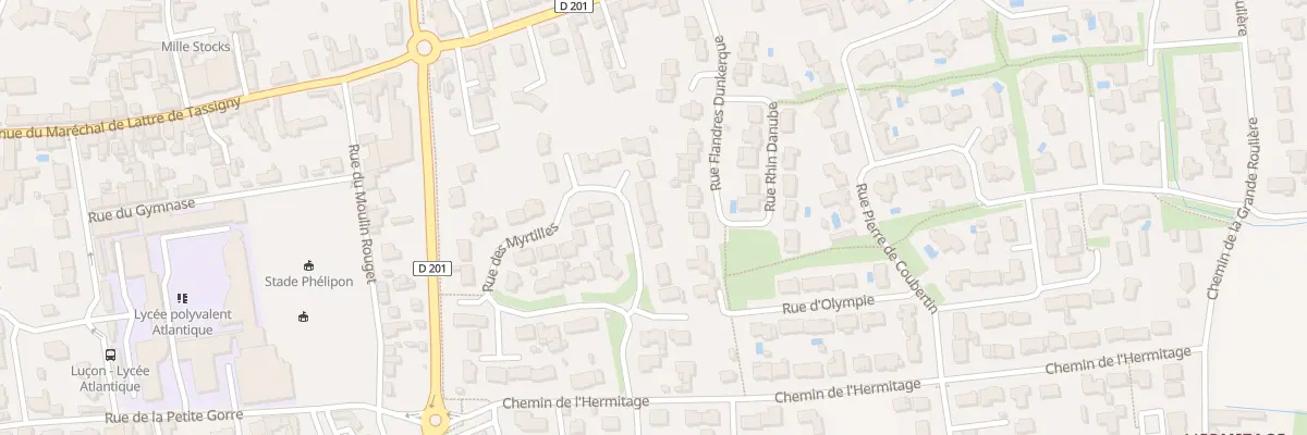 Plan du 27 Rue des myrtil à Luçon