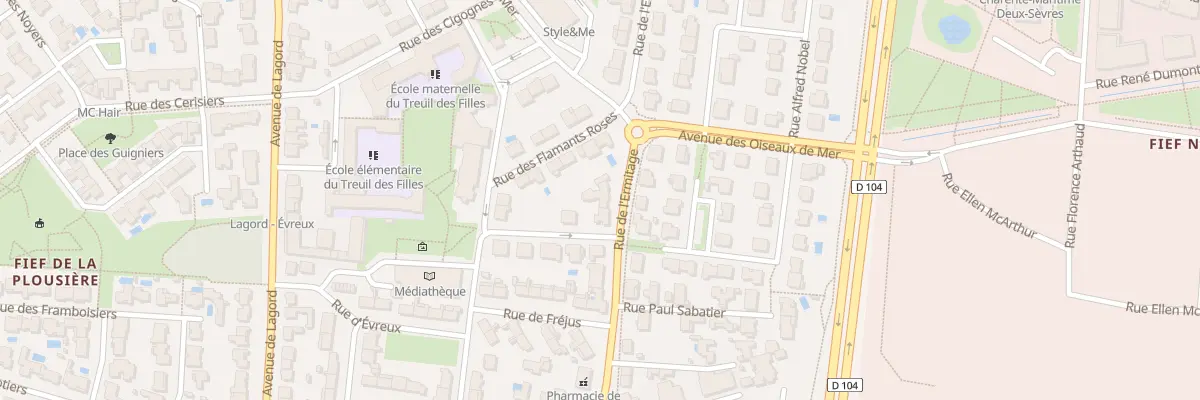Plan du 26 Rue de l’Ermitage à Lagord