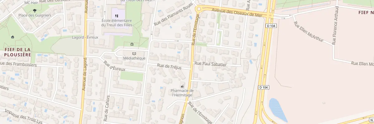 Plan du 15 Rue de Fréjus à Lagord
