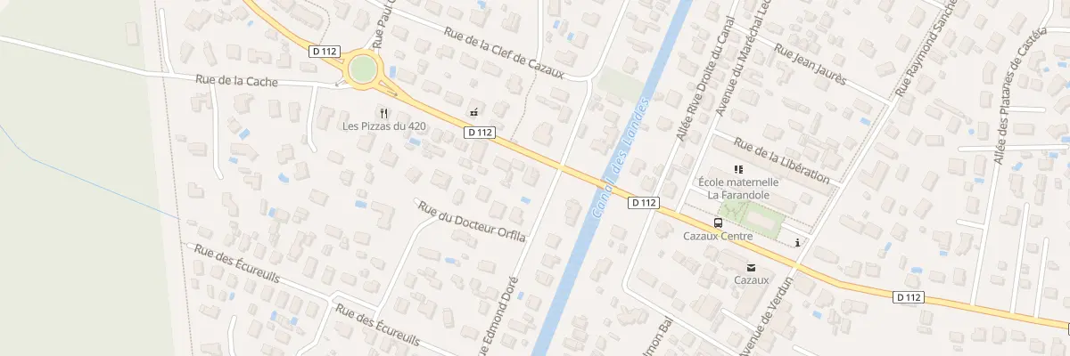 Plan du 2 Rue Edmond Dore Cazaux à La Teste-de-Buch