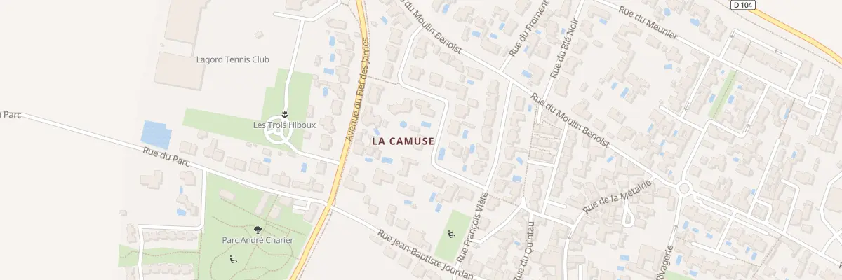 Plan du 9 Rue de la Camuse à Lagord