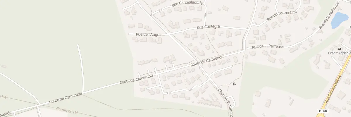 Plan du 212 Rte de Camerade à Castets
