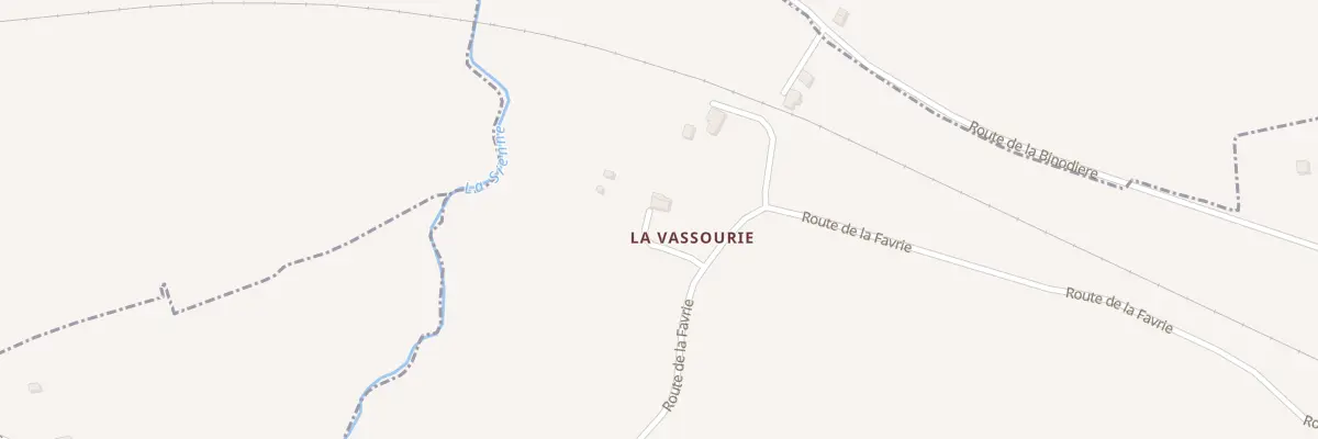 Plan du 5080 La Vassourie à Saint-Aubin-des-Bois