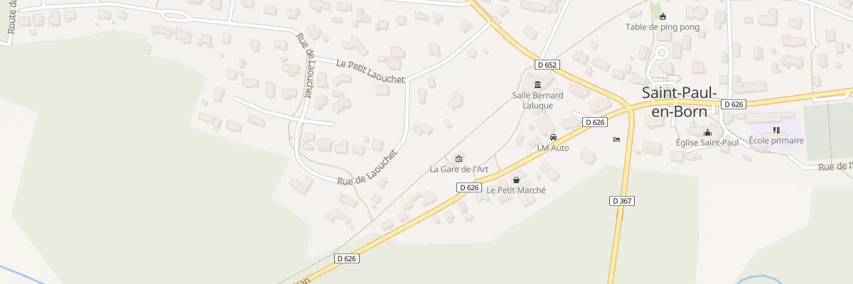 Plan du 117 Rte de Laouchet à Saint-Paul-en-Born