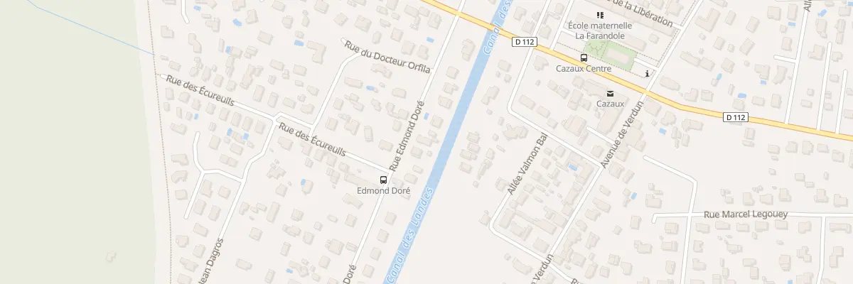 Plan du 9 Rue Edmond Dore Cazaux à La Teste-de-Buch