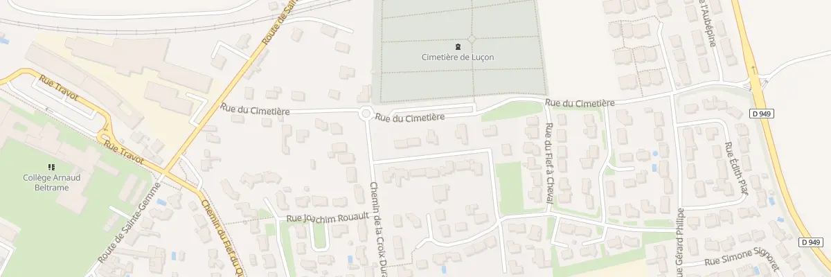 Plan du 34 Rue de la coulée à Luçon