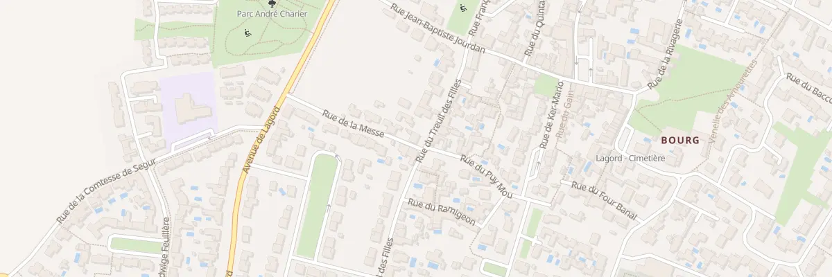 Plan du 14 Rue du Treuil des Filles à Lagord