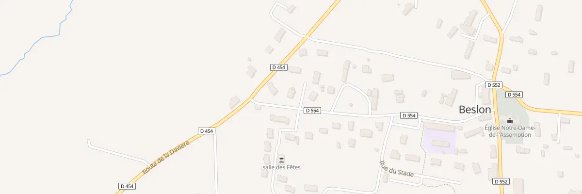 Plan du 33 Rue des Cerisiers à Beslon
