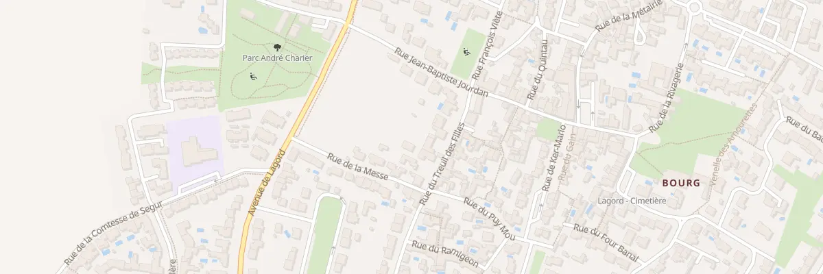 Plan du 8 Rue du Treuil des Filles à Lagord