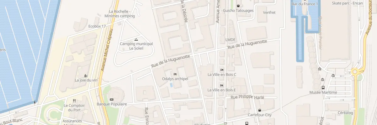 Plan du 24 Rue La Desiree à La Rochelle