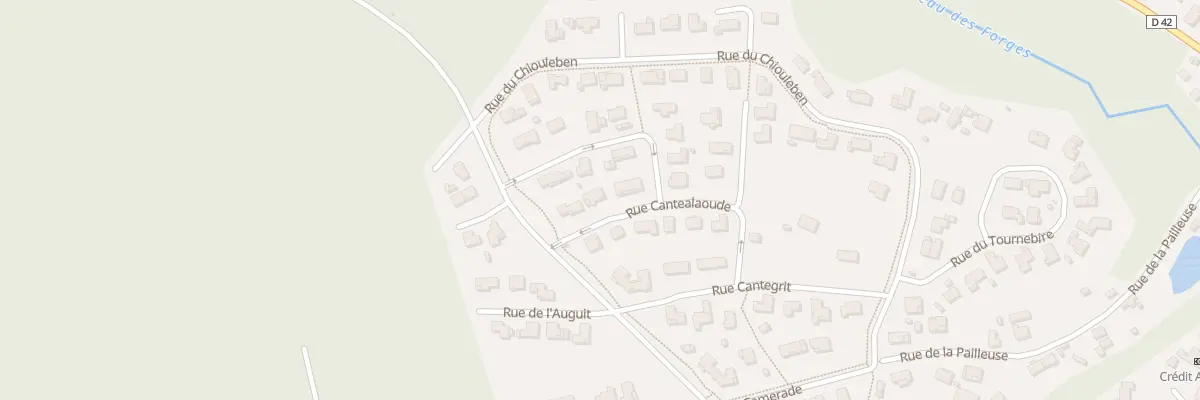 Plan du 188 Rue Cantealaoude à Castets