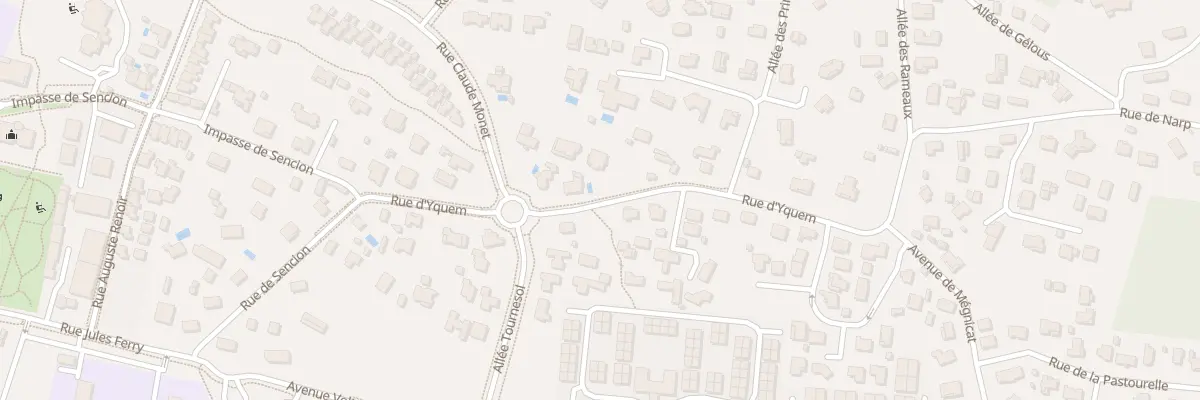 Plan du 193 Rue d’Yquem à Biscarrosse