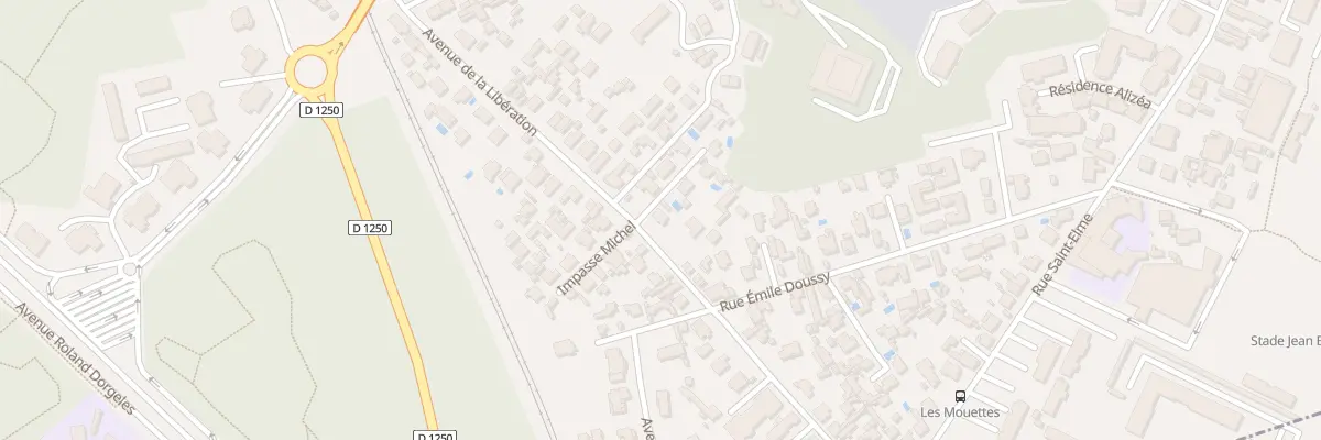 Plan du 1 Rue Hélène Boucher à Arcachon