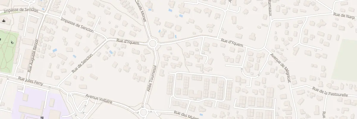 Plan du 200 Rue d’Yquem à Biscarrosse