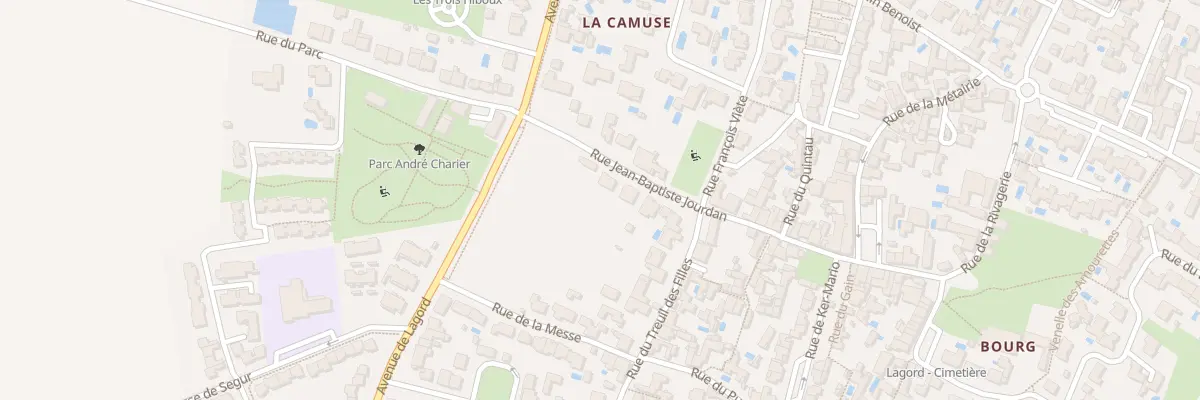 Plan du 33 Rue Jean-Baptiste Jourdan à Lagord