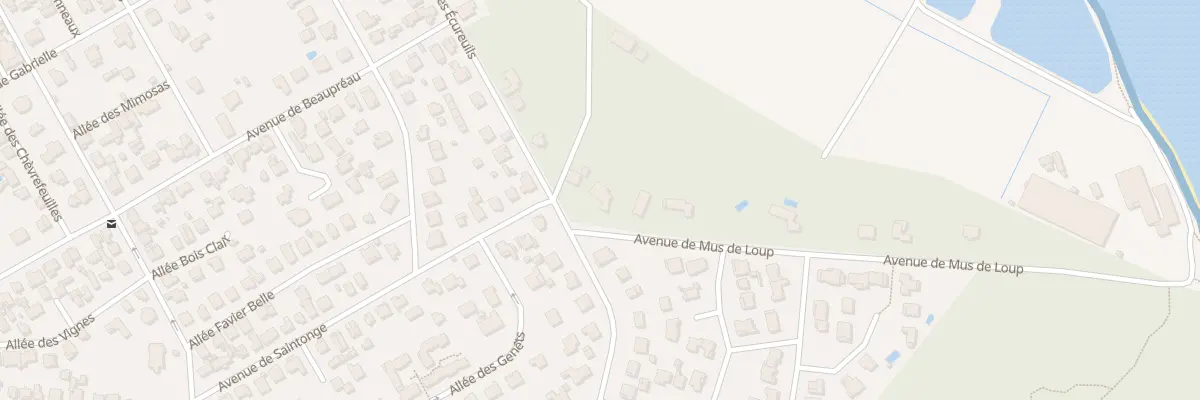Plan du 1 Av de Mus de Loup à La Tremblade