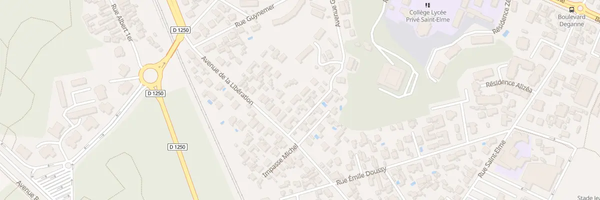 Plan du 54 Av de la Libération à Arcachon