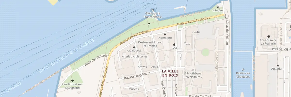 Plan du 35 Av Michel Crépeau à La Rochelle