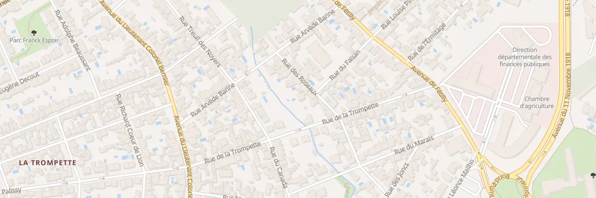Plan du 17 Rue des Roseaux à La Rochelle