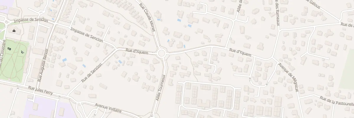 Plan du 178 Rue d’Yquem à Biscarrosse