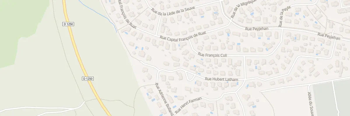 Plan du 18 Rue Hubert Lathan à La Teste-de-Buch