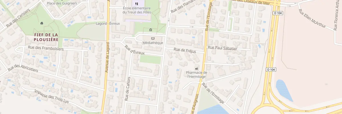 Plan du 4 Rue de Fréjus à Lagord