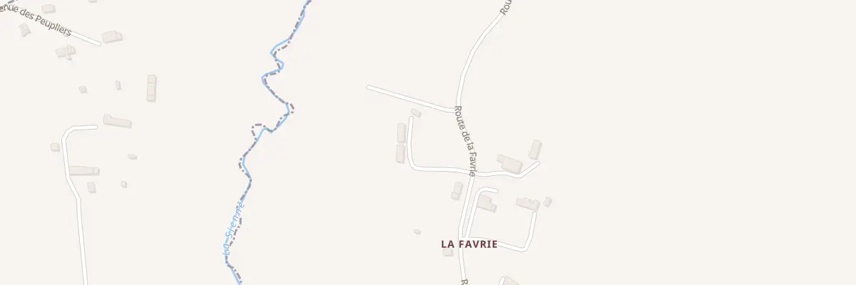 Plan du 405 Rte de la Faverie à Saint-Aubin-des-Bois