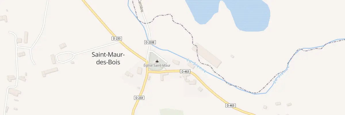 Plan du 1 Rte des Moulins à Saint-Maur-des-Bois