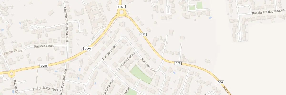 Plan du 8 Rue jean yole à Luçon