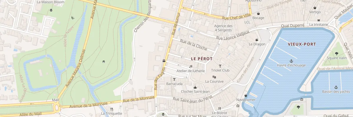 Plan du 13 Rue des Saints Pères à La Rochelle