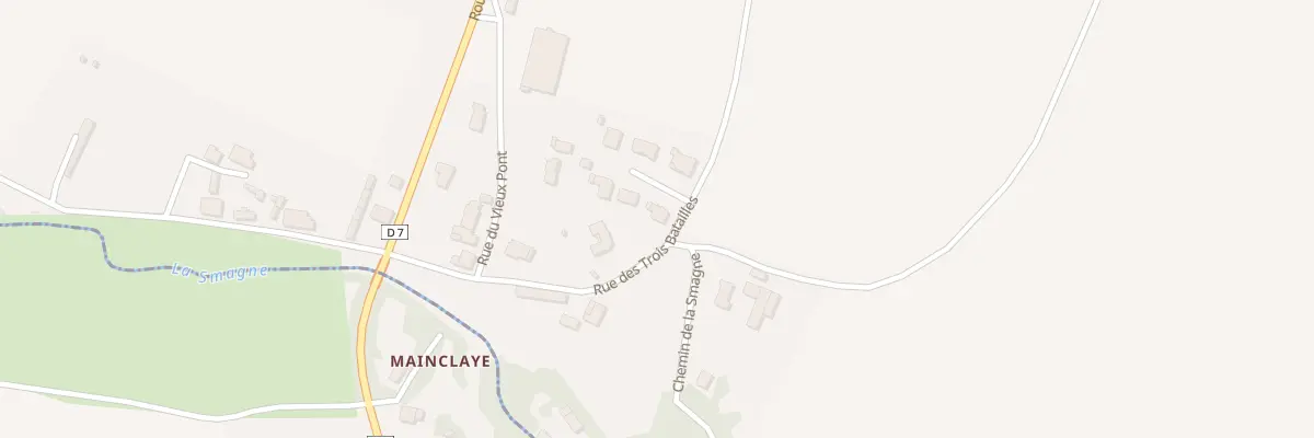Plan du 2 Imp des Frênes à Bessay