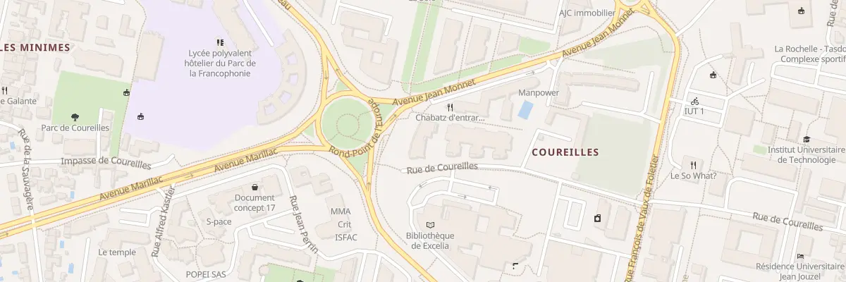 Plan du 105 Rue de Coureilles à La Rochelle