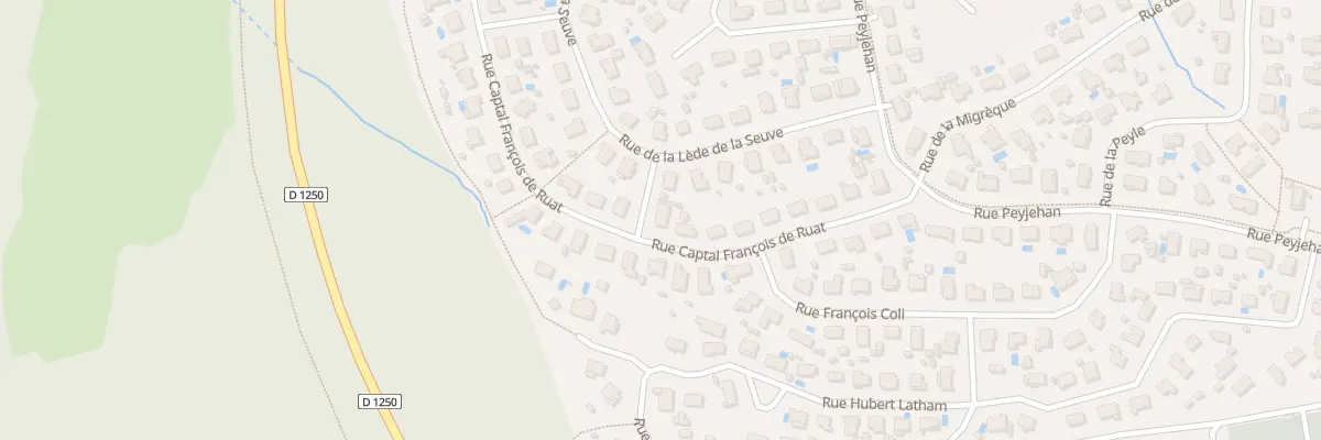 Plan du 18 Rue Captal Francois de Ruat à La Teste-de-Buch