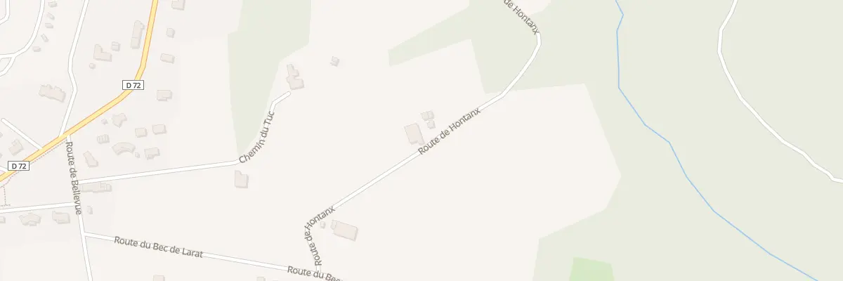 Plan du 380 Rte de Hontanx à Orist