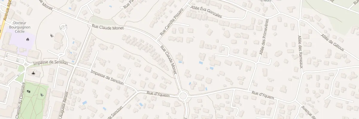 Plan du 457 Rue Claude Monet à Biscarrosse