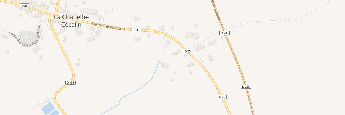 Plan du 40 Rue de l’Hippodrome à La Chapelle-Cécelin