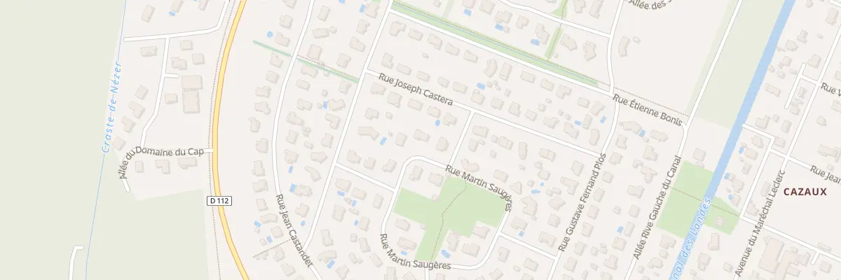 Plan du 29 Rue Martin Saugères Cazaux à La Teste-de-Buch