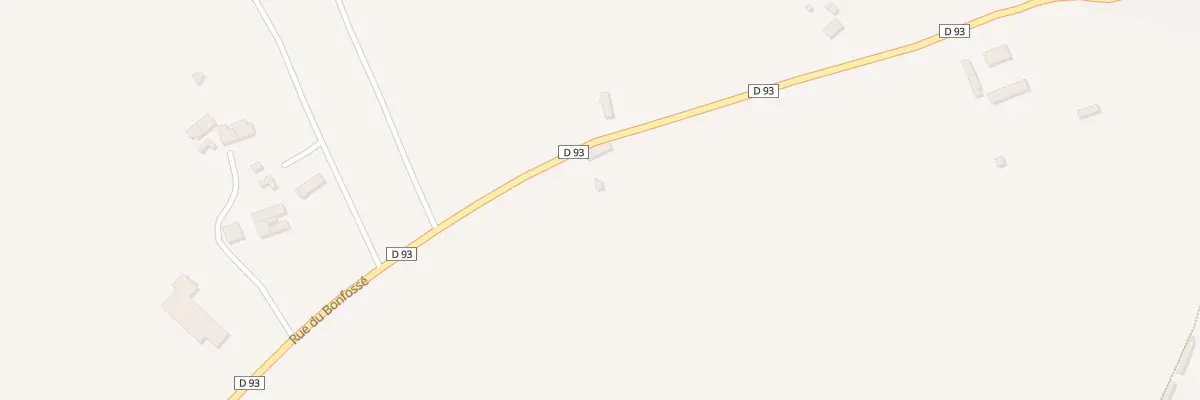 Plan du 633 Rue du Bonfosse -St Ebremond à Canisy