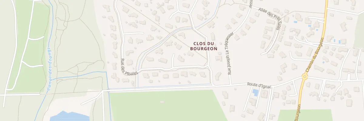 Plan du 1 Imp des Etrilles à Lège-Cap-Ferret