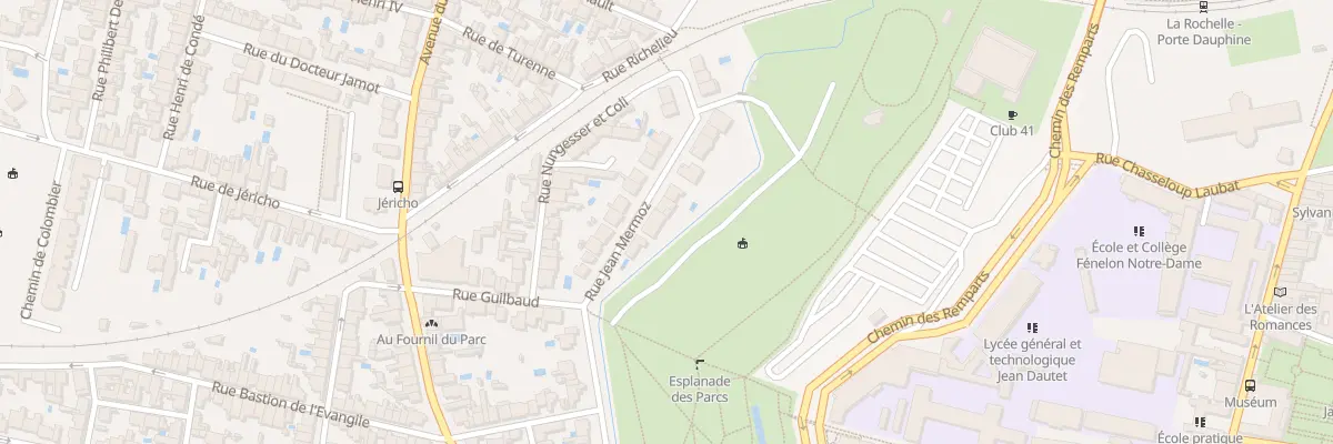 Plan du 4B Rue Jean Mermoz à La Rochelle