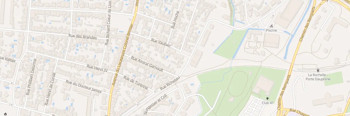 Plan du 30 Rue Vauban à La Rochelle