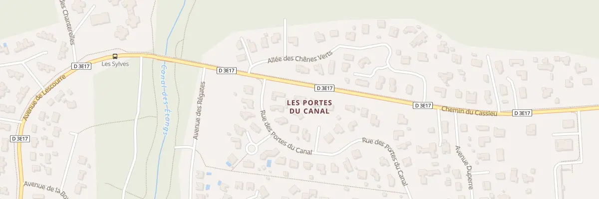 Plan du 13 Rue Portes du Canal à Lège-Cap-Ferret