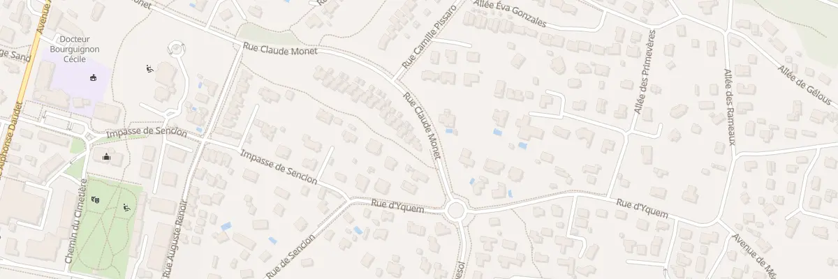 Plan du 486 Rue Claude Monet à Biscarrosse