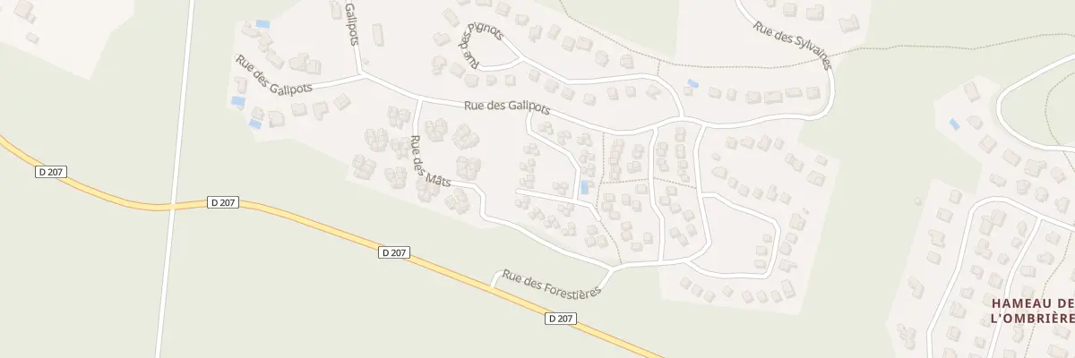 Plan du 1354 La Baynasse Sud à Carcans