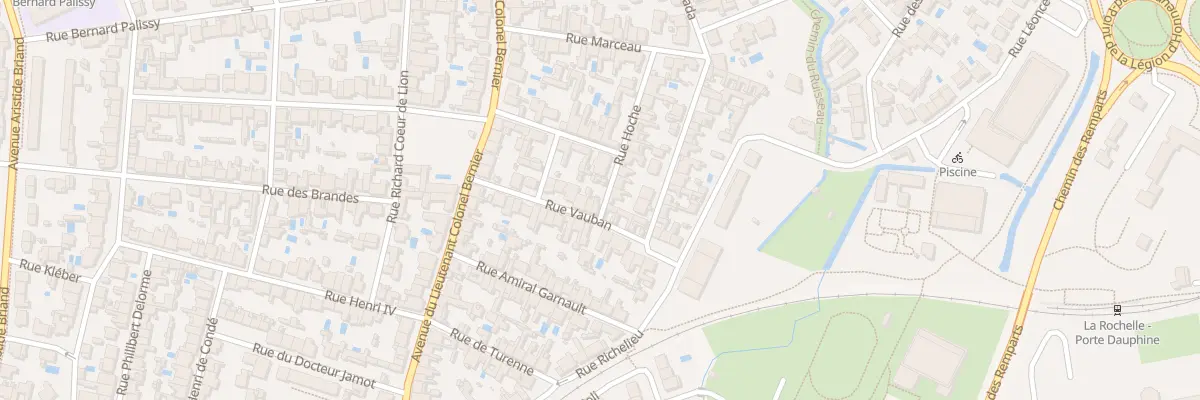 Plan du 1 Rue Hoche à La Rochelle