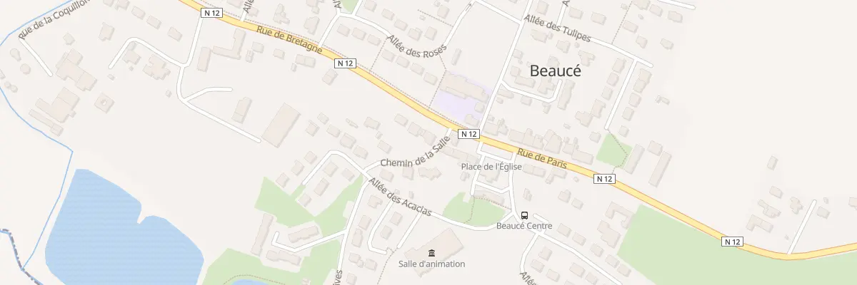 Plan du 5 Rue de Bretagne à Beaucé
