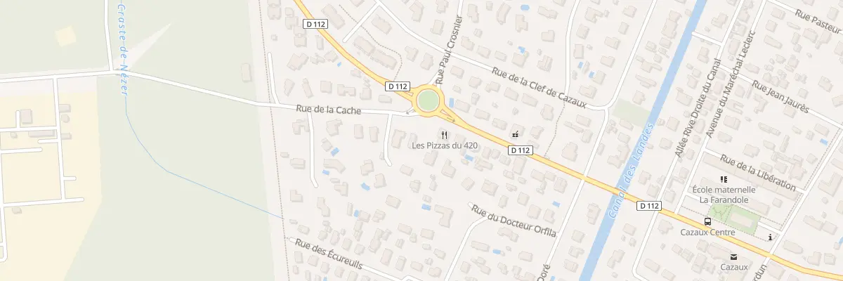 Plan du 1 Rue de la Caone Cazaux à La Teste-de-Buch