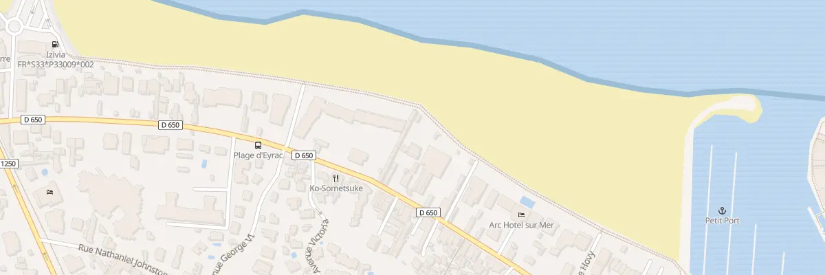 Plan du 115 Bd de la Plage à Arcachon
